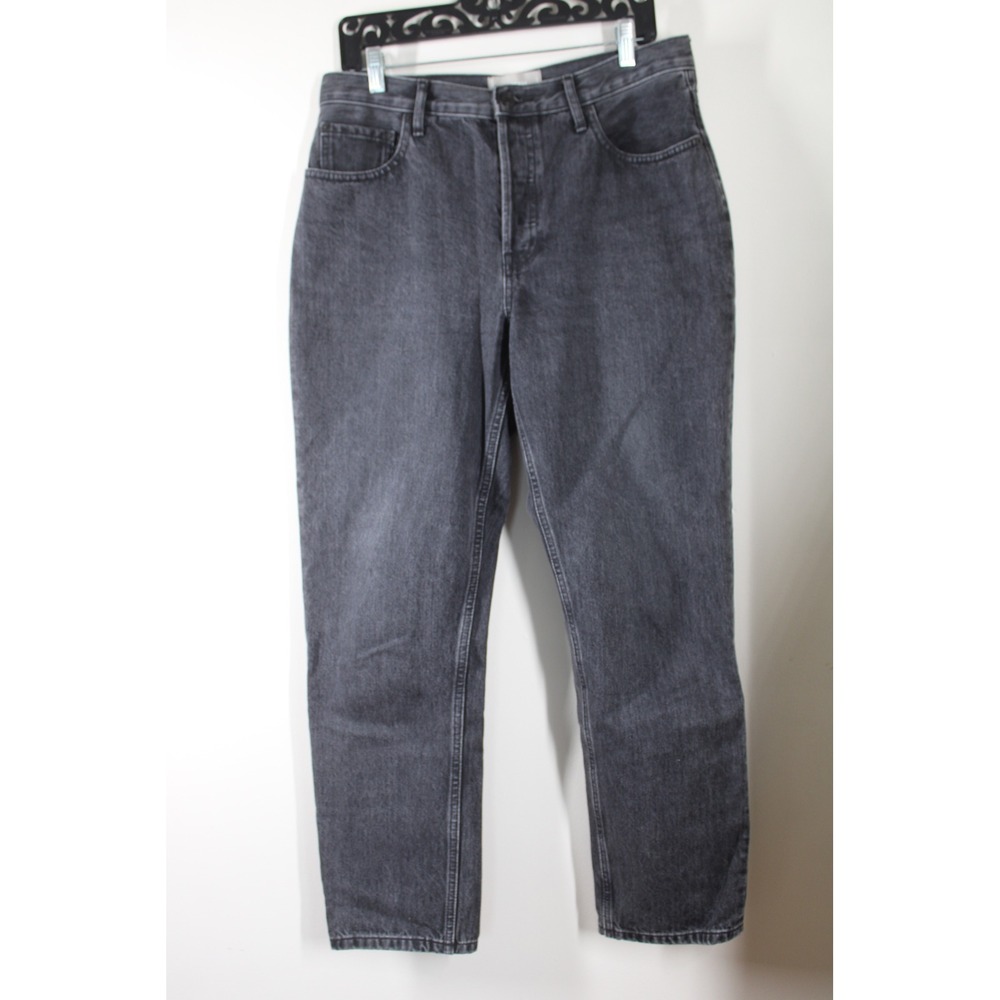 NWOT Everlane 30 Reg Black 90s Cheeky Jean High Rise Straight Leg Cotton Denim